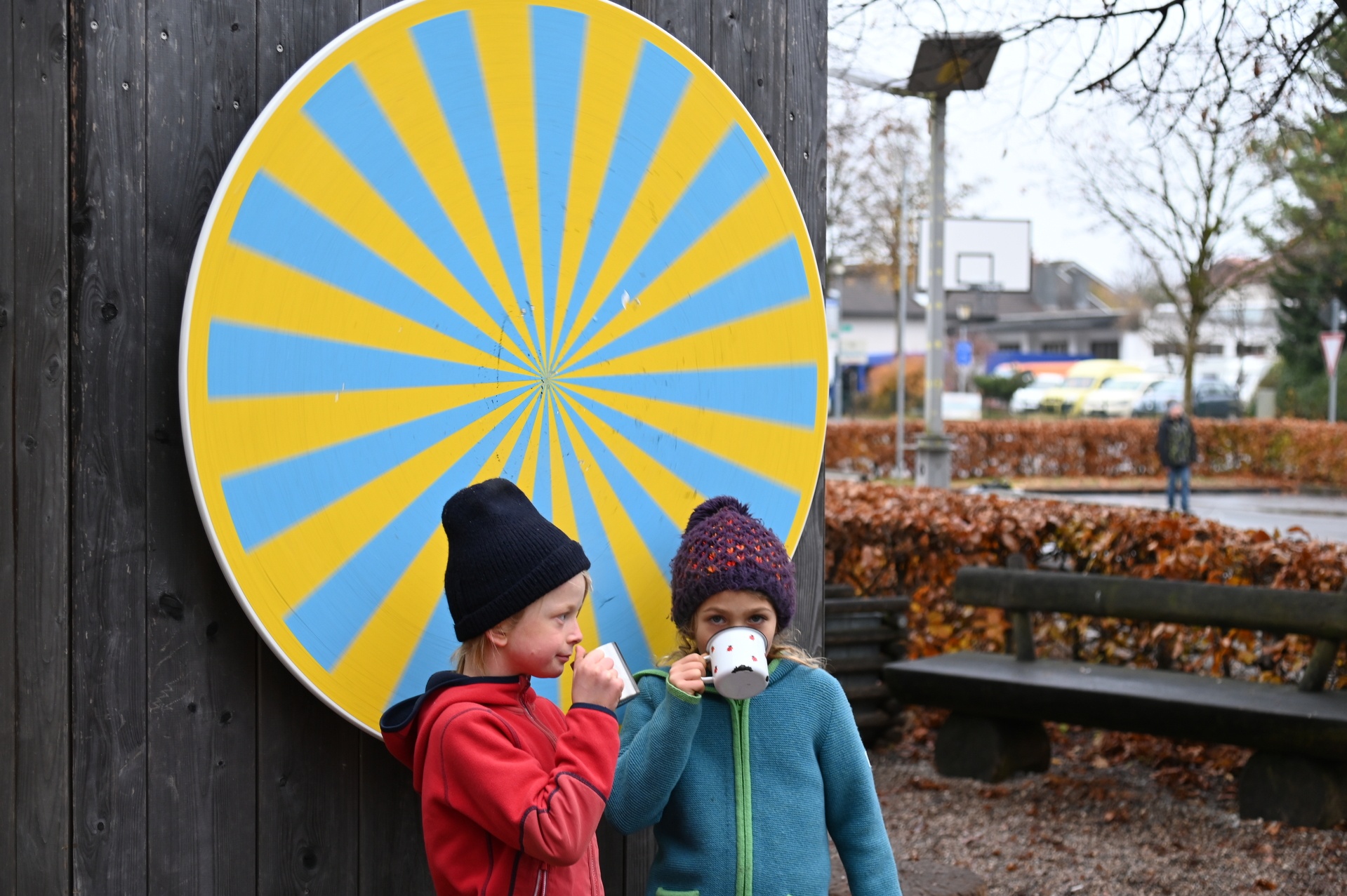 Rotierende Scheibe: Farbscheibe – Wandgerät Ansicht 5