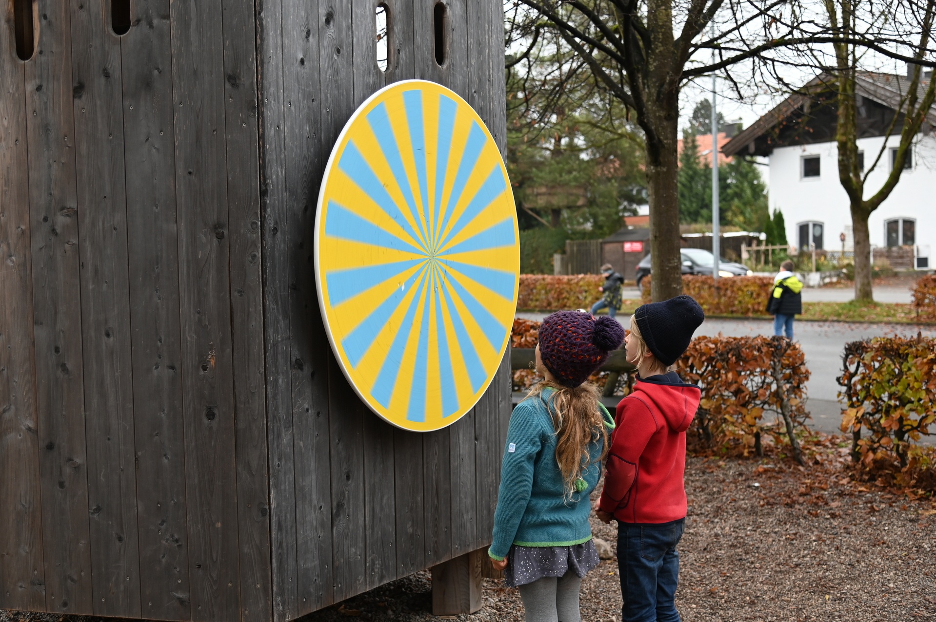 Rotierende Scheibe: Farbscheibe – Wandgerät Ansicht 6