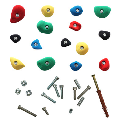 Klettergriff-Set „Mittel“, Sport-Thieme