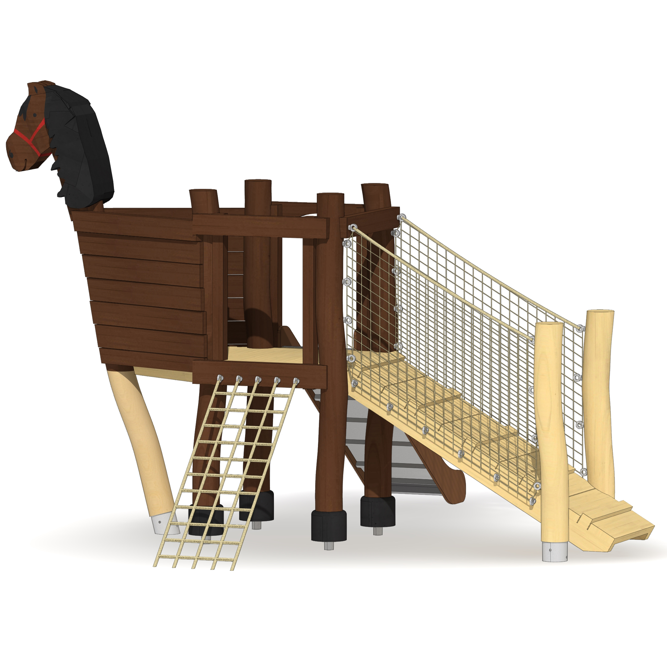 Kleinkindanlage Pferd Ansicht 4