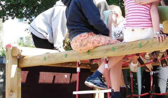 Kletterkombi mit Rutsche