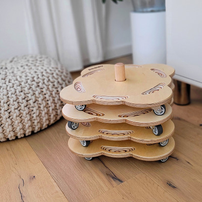 Pedalo Rollbrett-Set „Stapelbaustein Rollrutscher“ Ansicht 3