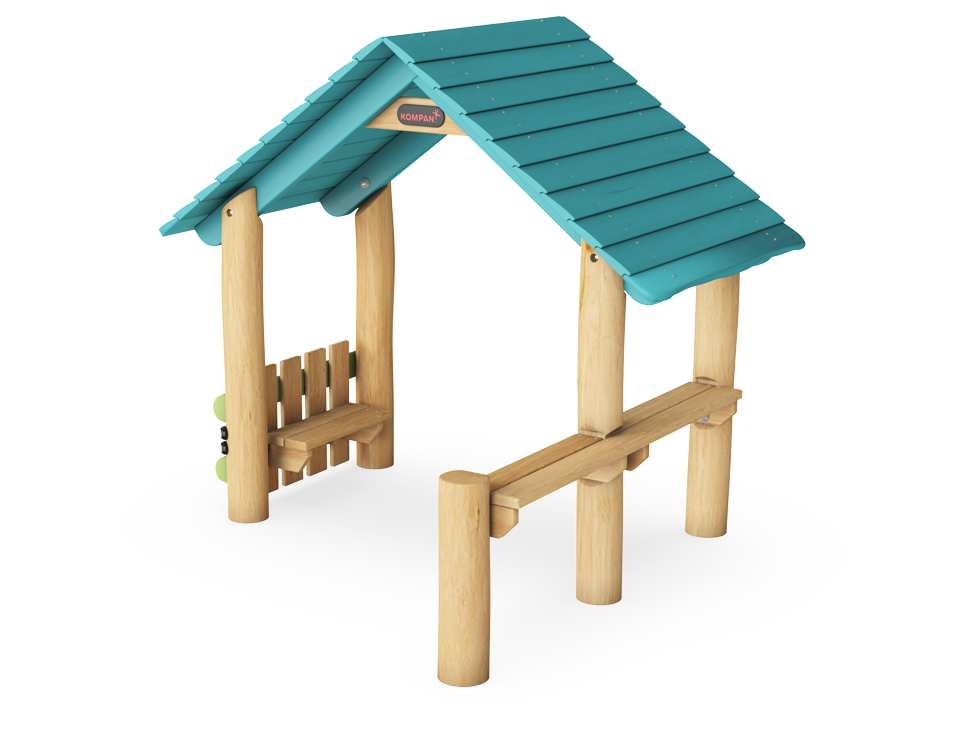 Spielhütte mit Seite & Tresen NRO411