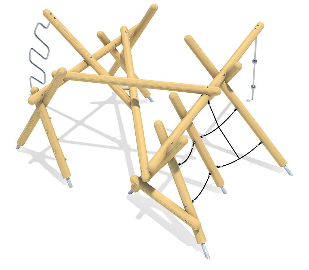 Kletterstruktur mittel Nerea Ansicht 4