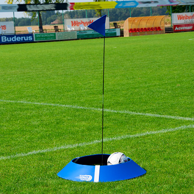Fussballgolf-Ziel