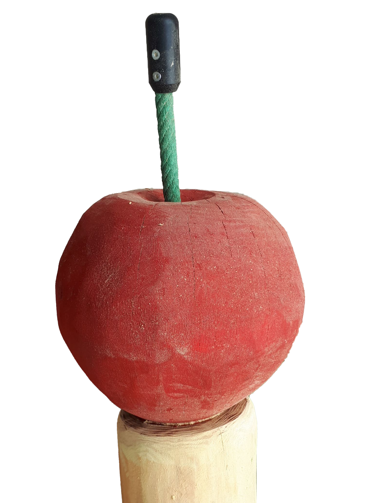 Pfostenkopf/Schnitzfigur Apfel -