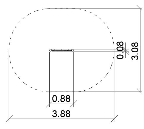 IQ-Tafel Uhr Ansicht 3