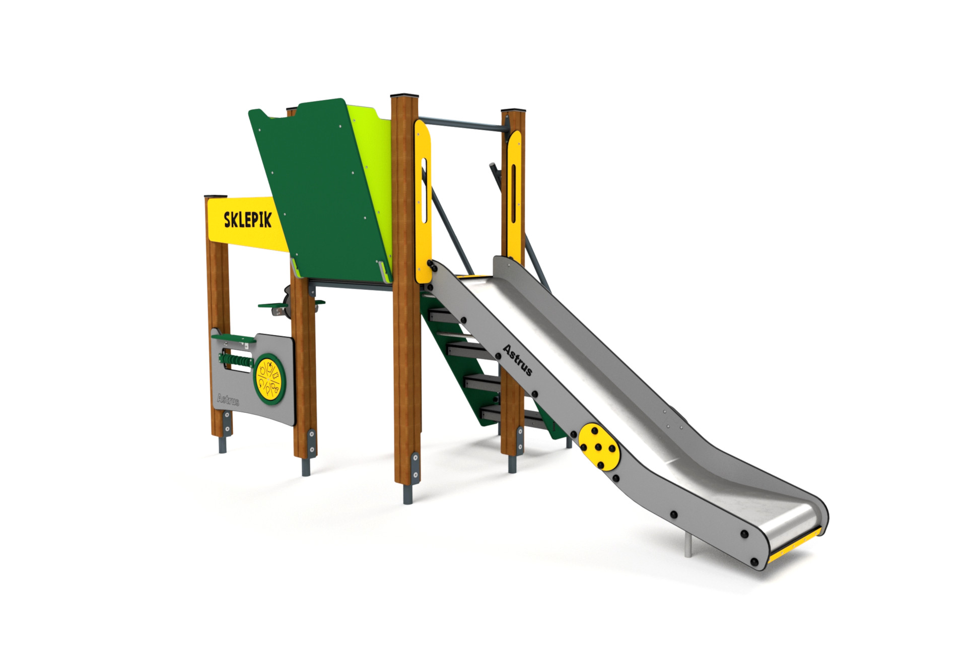 10004 Kleiner Klettertum mit Spieltheke, Astrus