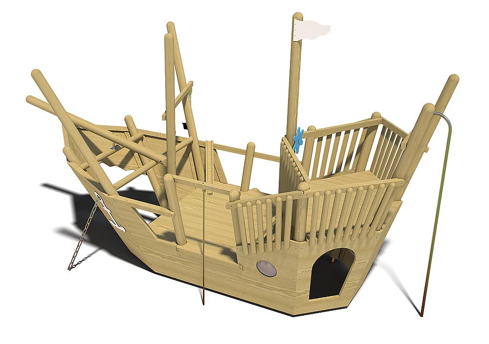 Sandspielschiff Nina Ansicht 4