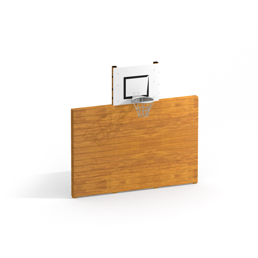 Basketballkorb mit Holzwand, Larslaj