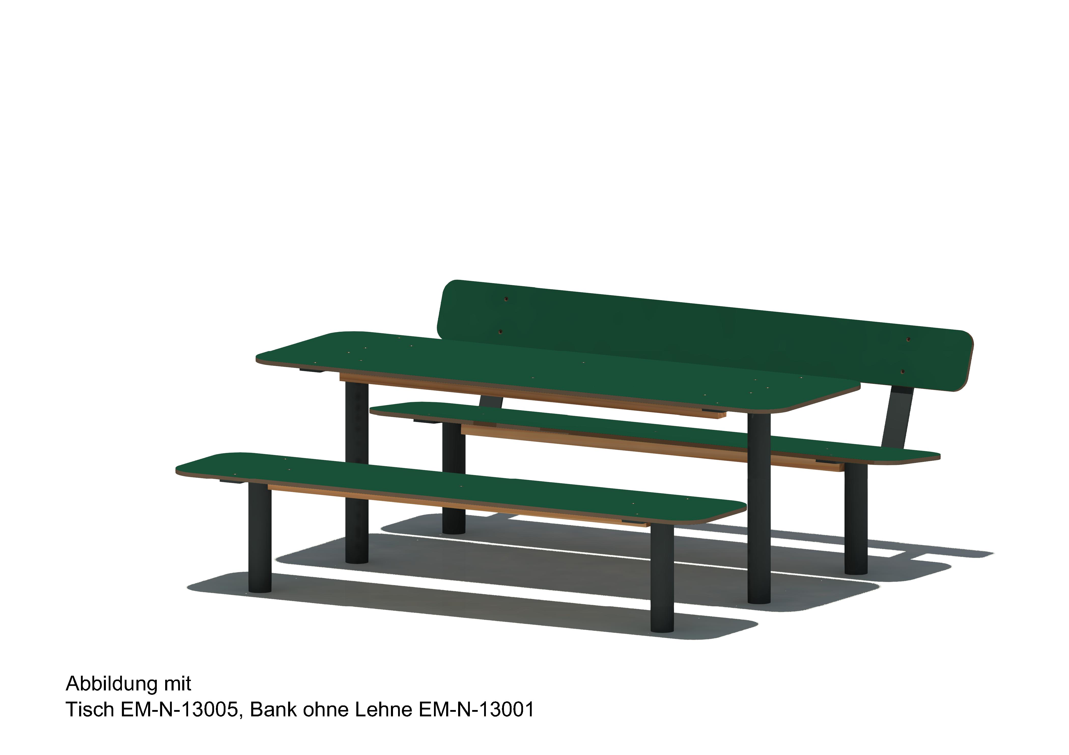 Bank mit Lehne 13003, Weilheim 2 (HPL) Ansicht 5