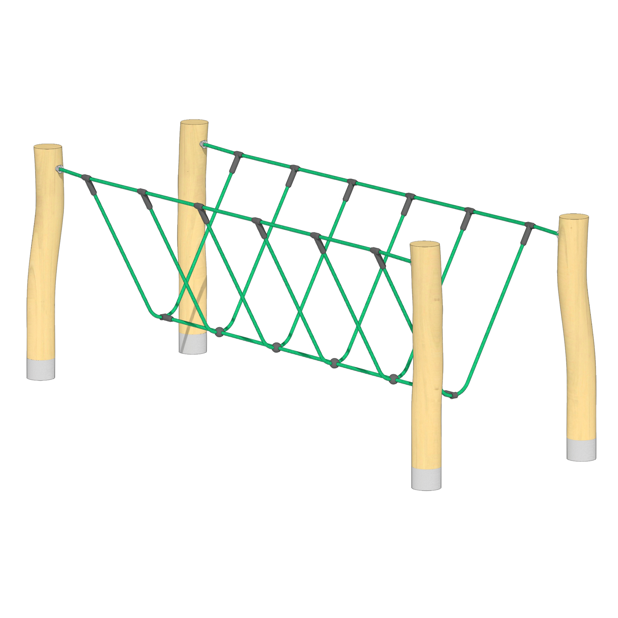 Schlaufenseilbrücke 3m Ansicht 2