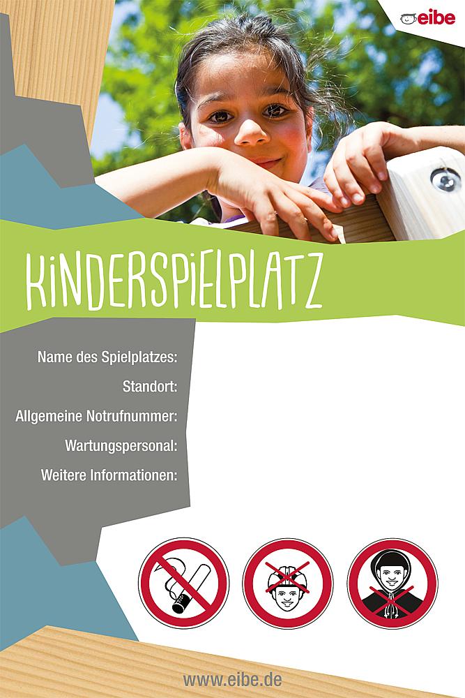 Spielplatzschild Ansicht 1