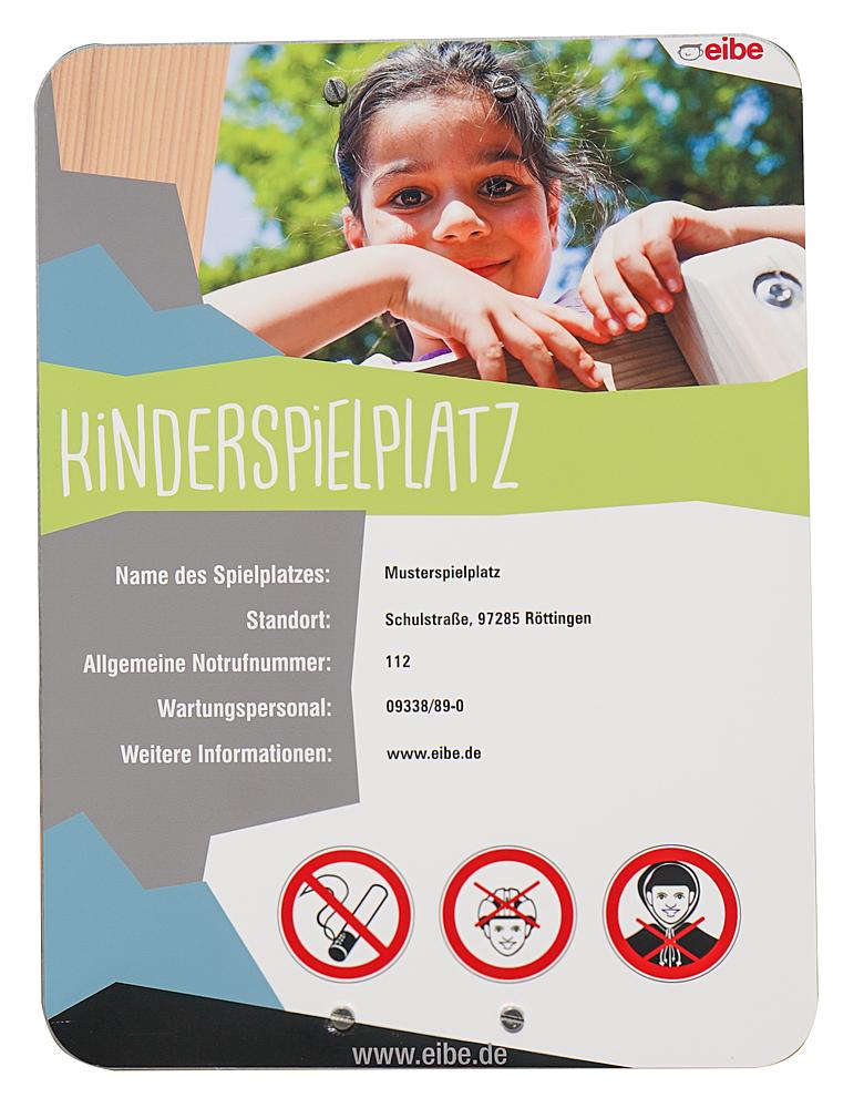 Spielplatzschild Ansicht 4
