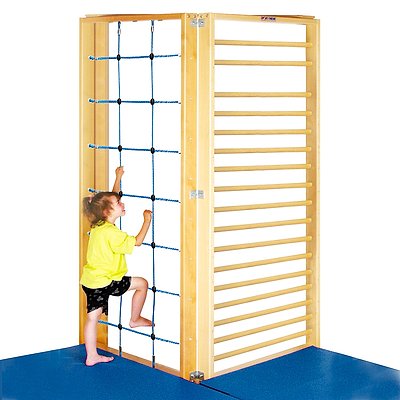 Sport-Thieme Turnwand-Kombination „TuWa Eck-Kletterwand 2“