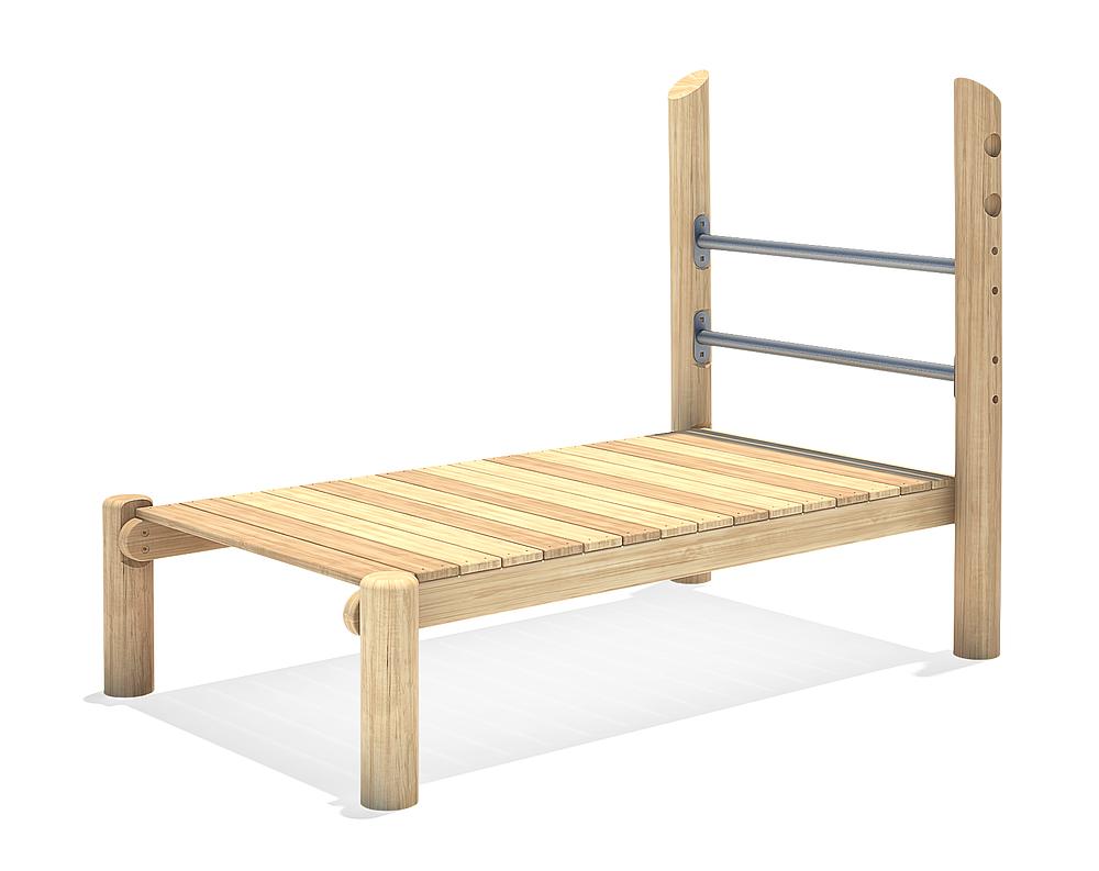 Trimm-dich-Pfad Sit-up Bank gerade Ansicht 4