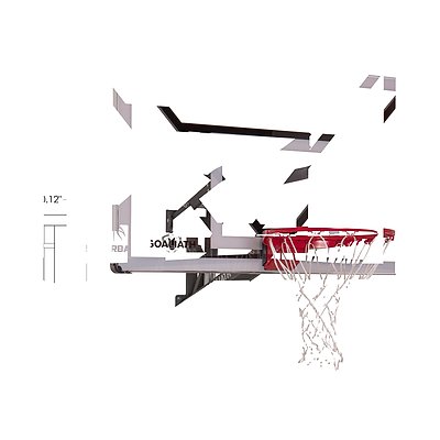 Goaliath Basketball-Wandanlage „Go Tek 54“ Ansicht 6