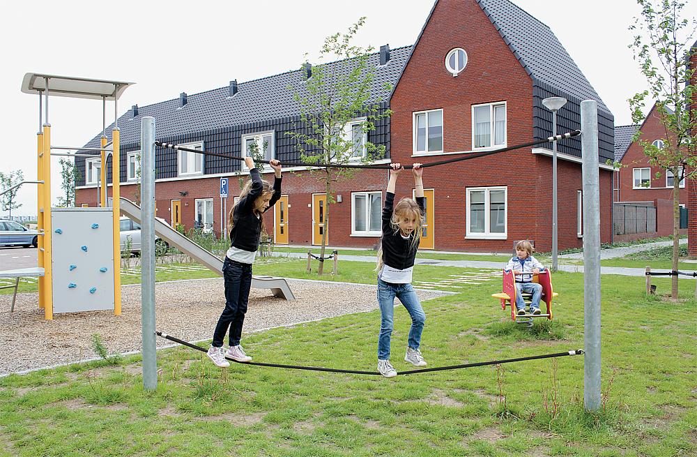 Balanceseil Walzer mit Metallpfosten Ansicht 5