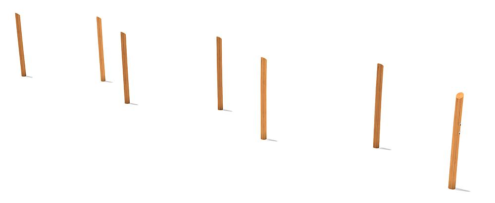 Trimm-dich-Pfad Slalomlauf