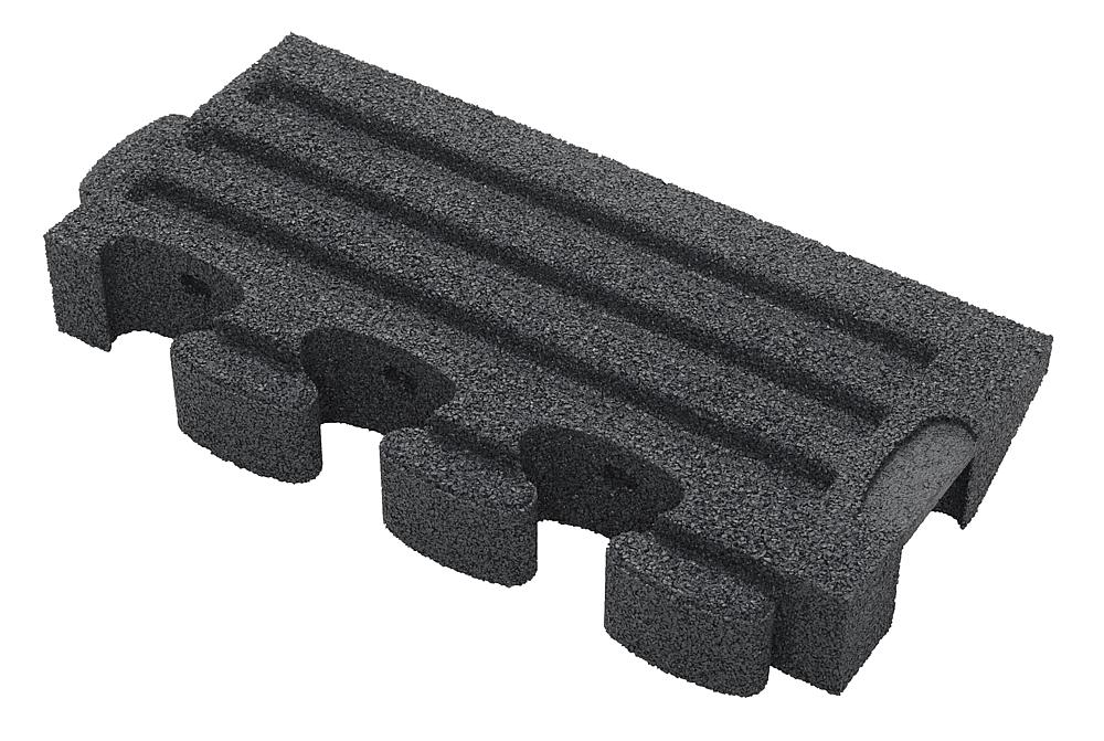 Puzzle Mat 3D Randplatte angeschrägt ohne Zwischenelement 80 mm grau Ansicht 5
