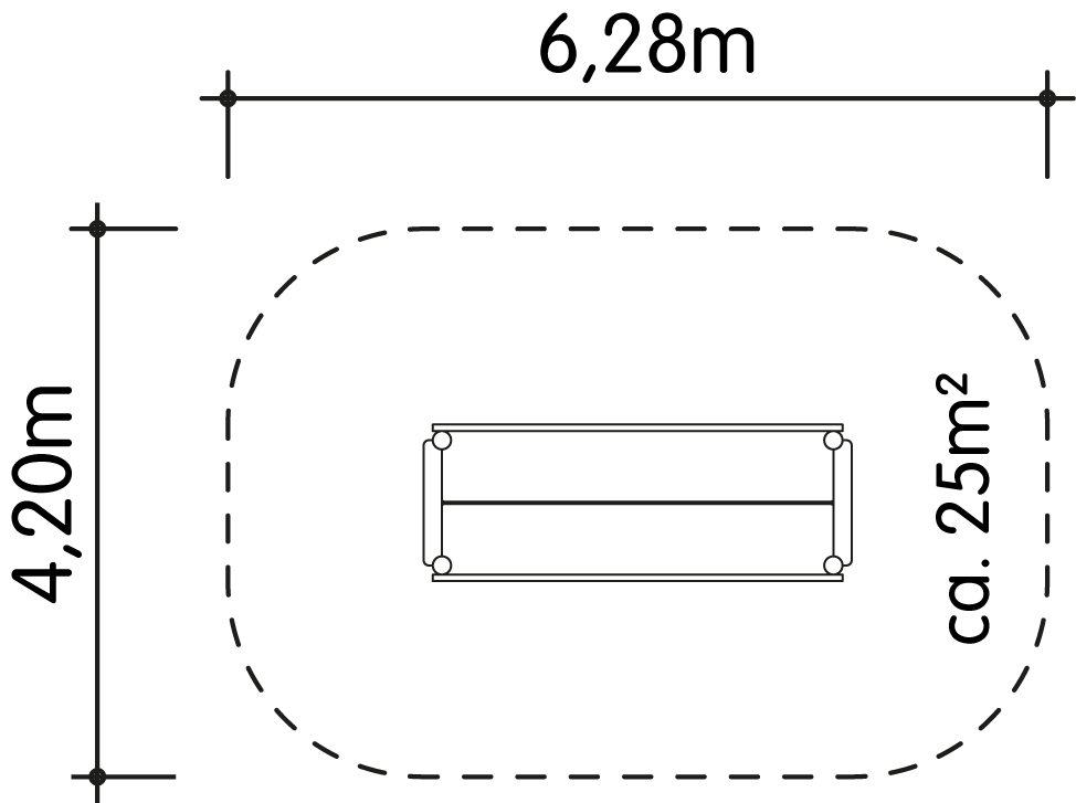 Laufseilbrücke 3m Ansicht 4