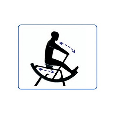 Art Outside Outdoor-Fitnessgerät „Rudergerät“ Ansicht 2