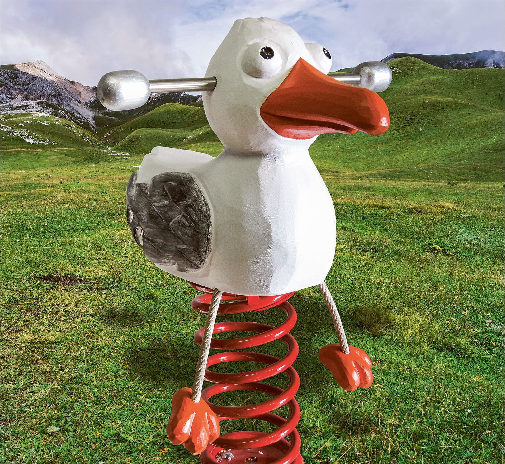 Federwippe Möwe Ansicht 5