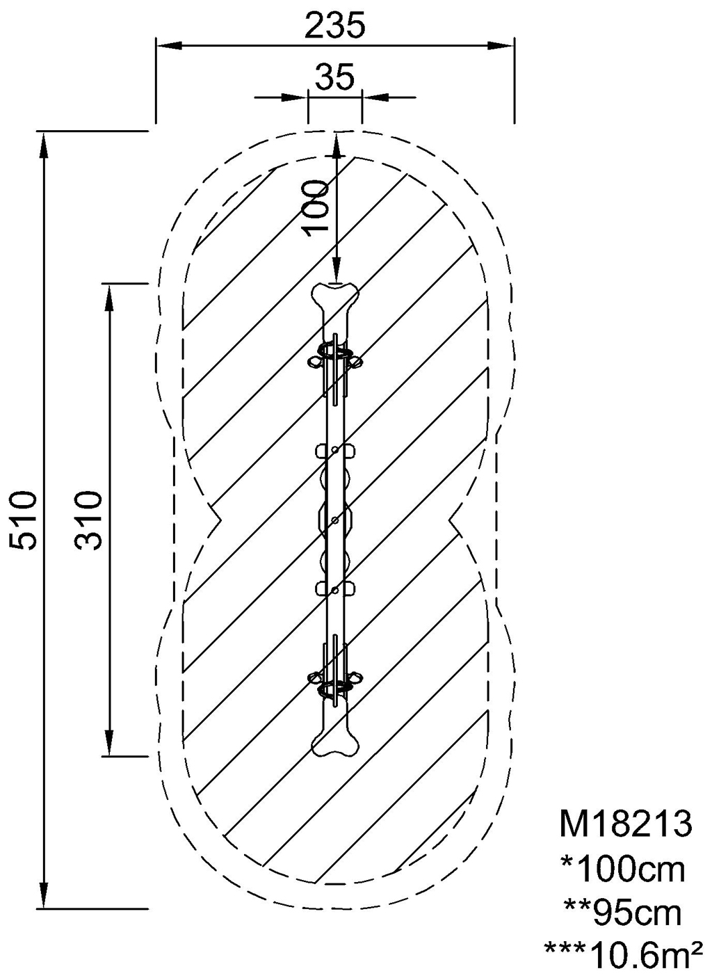 Doppel-Wippe Pferd M182 Ansicht 5