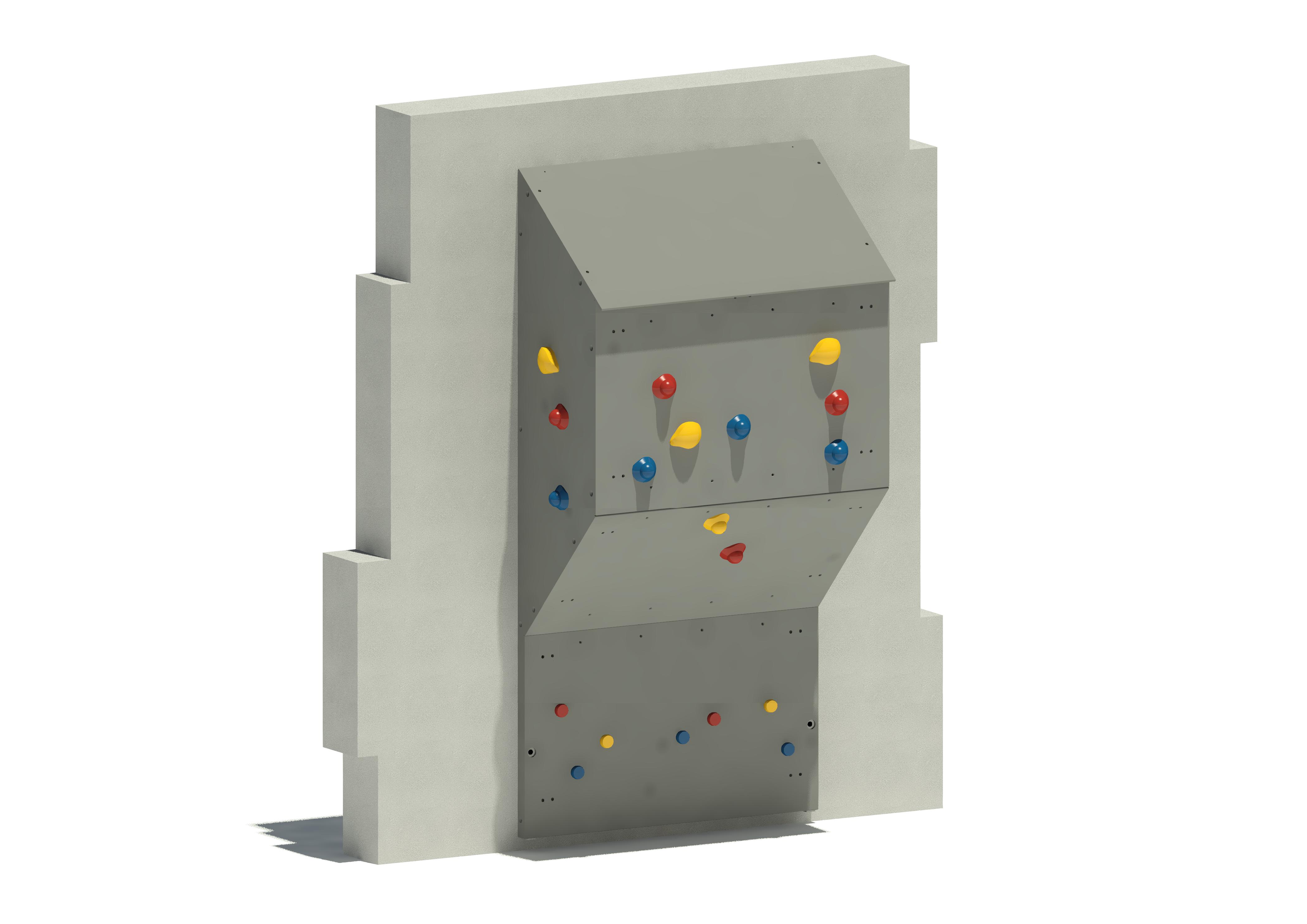 Boulderwand Onsight 5110, Überhang, Maier Spielplatzgeräte