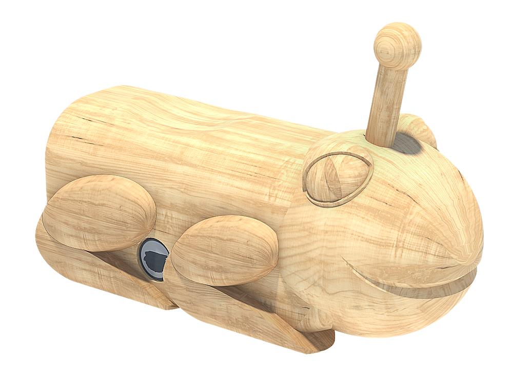 Federtierkörper Frosch