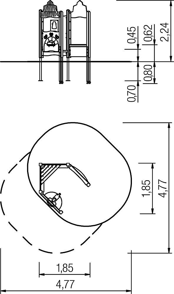 Spielhaus Kleine Bäckerei Ansicht 6