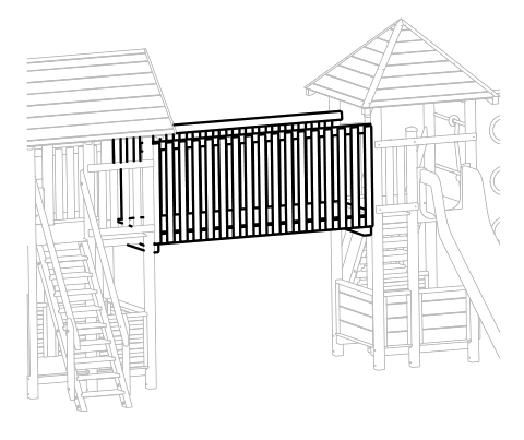 Holzsteg aus Fichte, Fuchs Thun