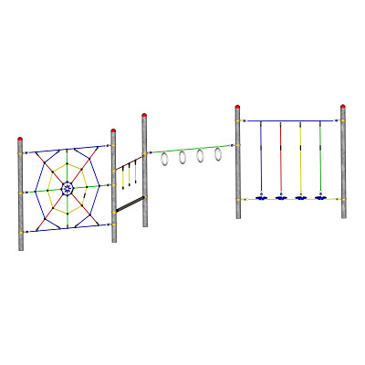 Huck Seilspielgeräte Vario-Kletterpark-Set „Small“ Ansicht 2