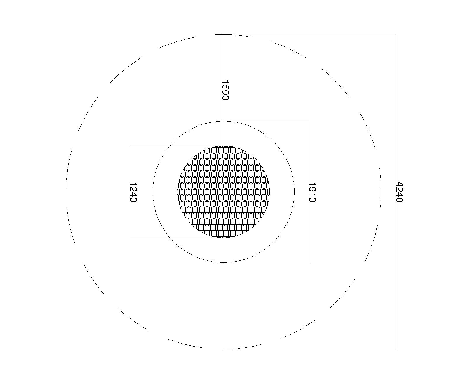 Trampolin Kreis L (124) Ansicht 3