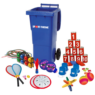 Sport-Thieme Spieltonne „Mini mit Wurfspielen“, Sport-Thieme