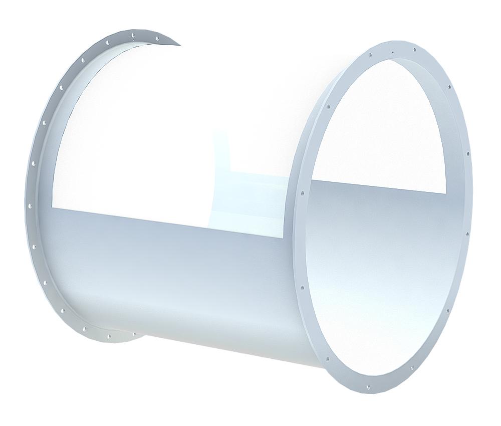 Kriechtunnel Gerade 80 cm transparent Ansicht 1
