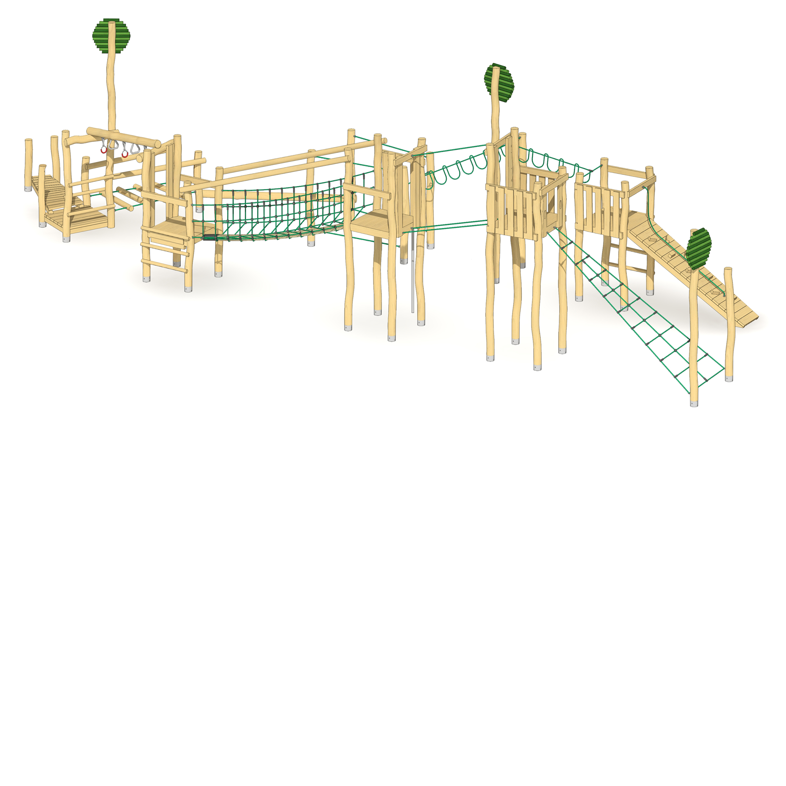 Kletterkombination Waldhausschule Ansicht 5