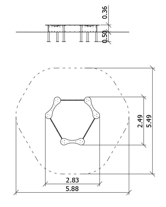 Sandkasten Flox 3 Ansicht 3