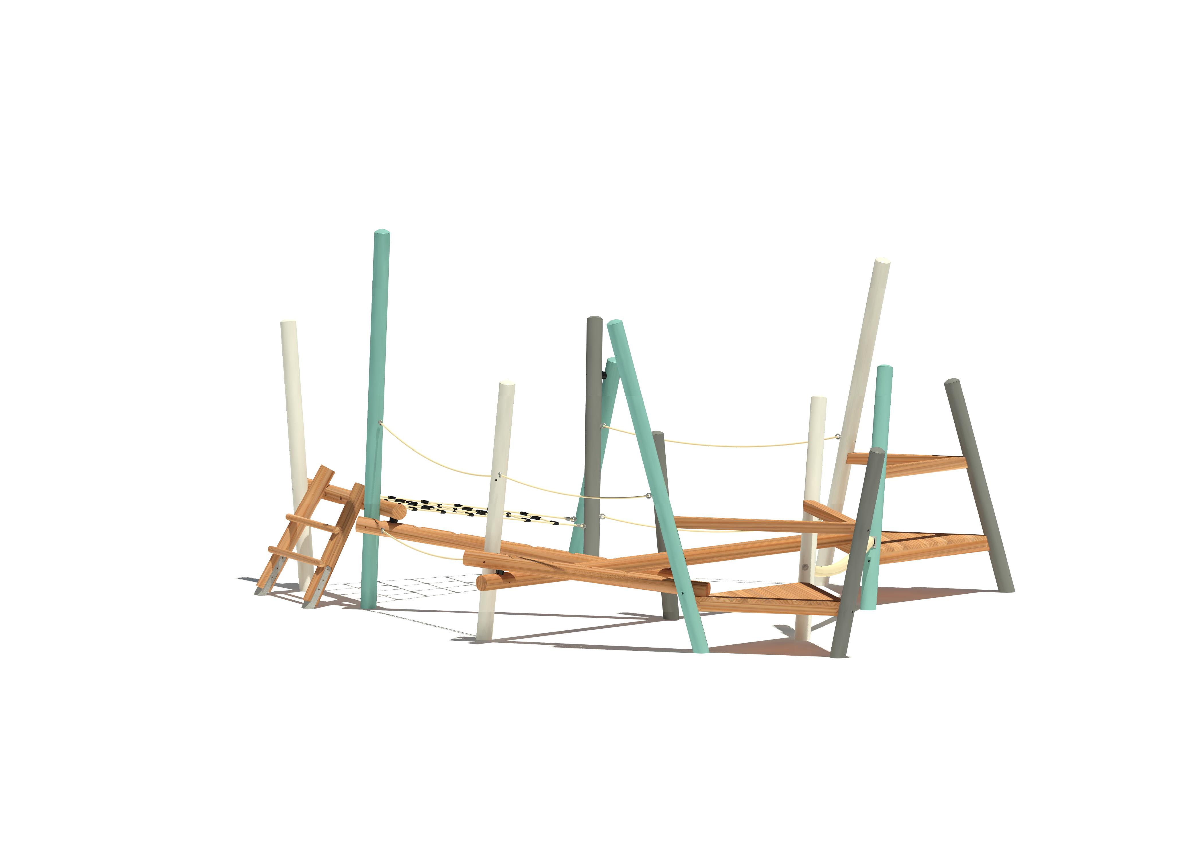 Balancierparcours Levi 4023, Maier Spielplatzgeräte