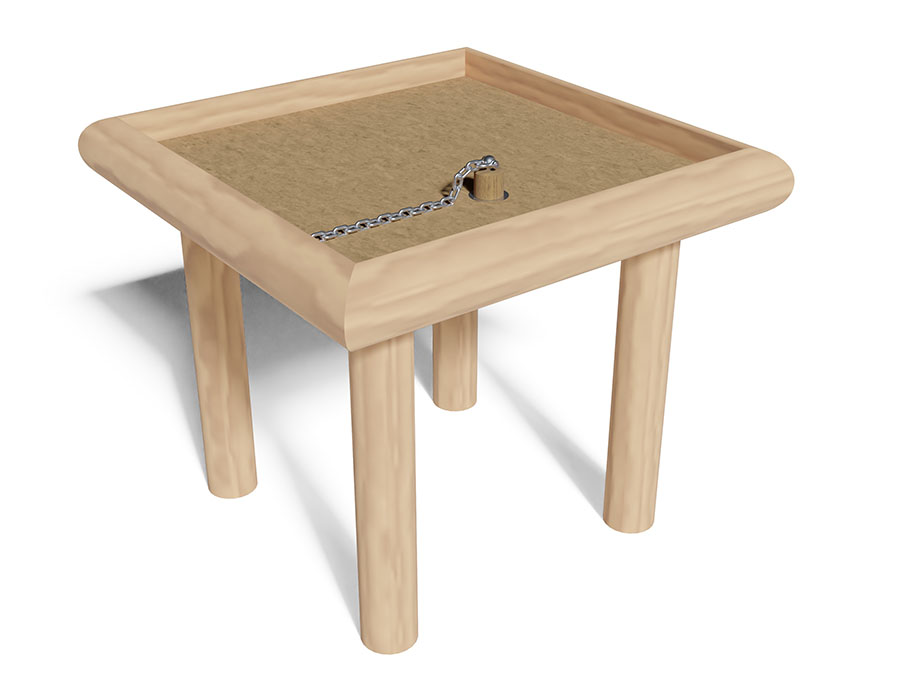 Wassertisch Robinie, Bürli