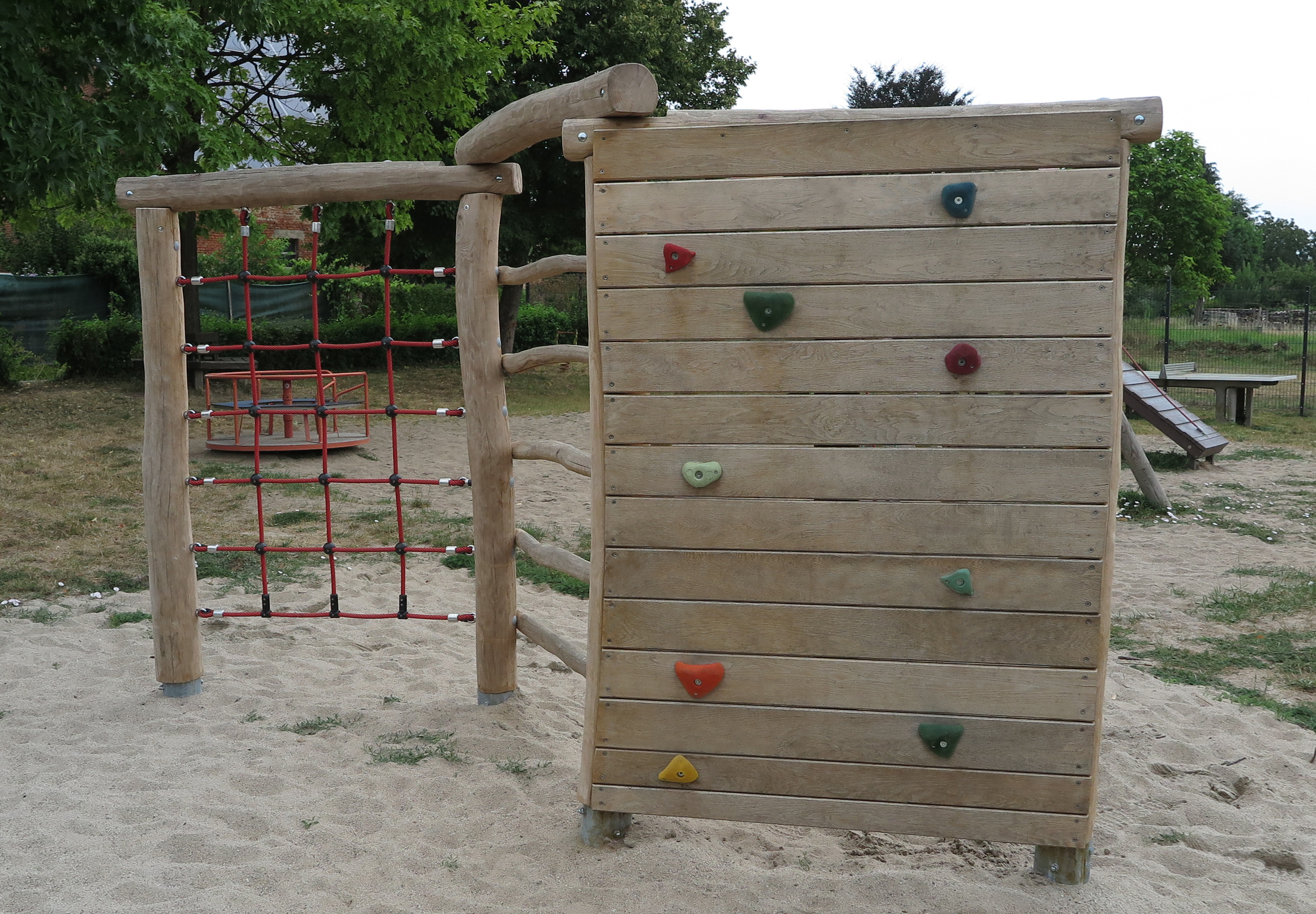 Zick-Zack-Kletterwand 3-teilig