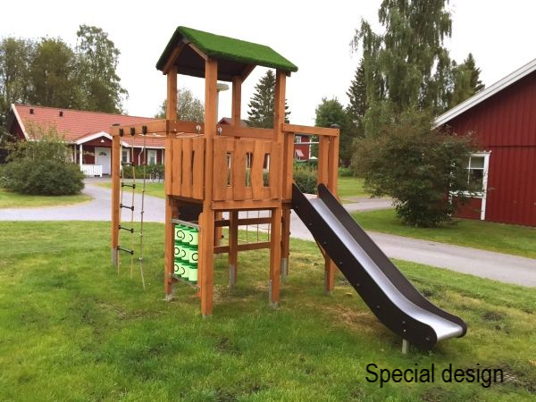 Kletterturm mit Rutsche Ansicht 5