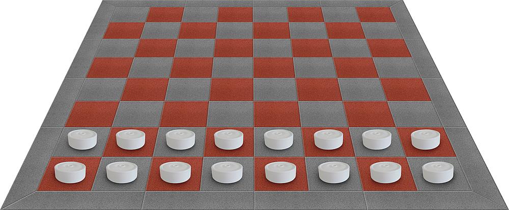 Outdoor-Brettspiel Dame, eibe