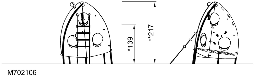 Kletter-Rakete M7021 Ansicht 6