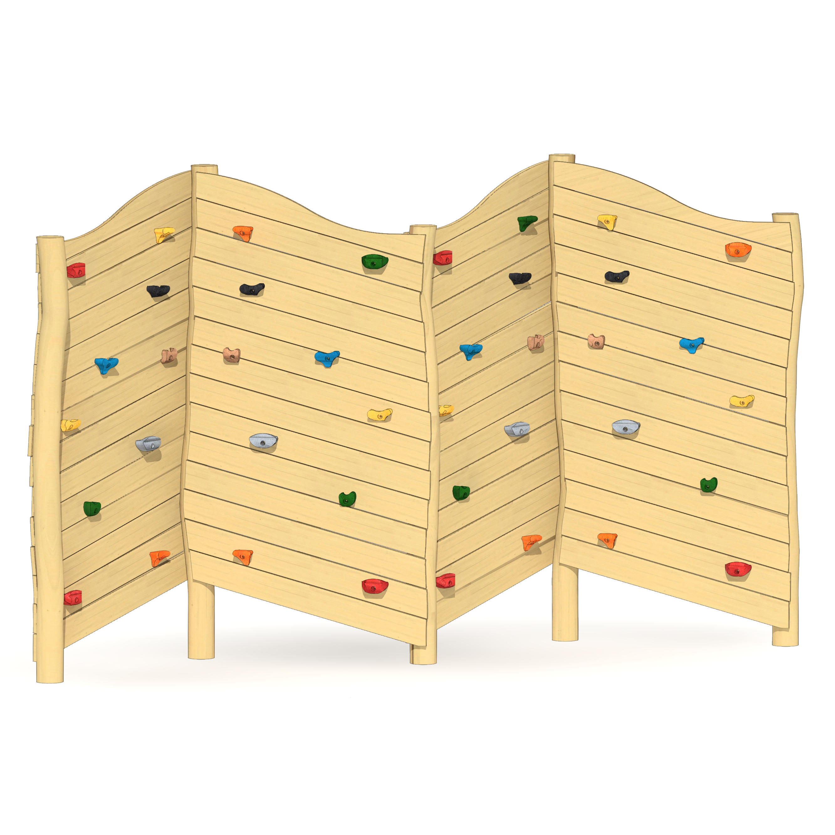 Felsen-Kletterwand 4-teilig Ansicht 5