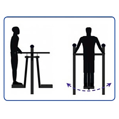 Art Outside Outdoor-Fitnessgerät „Hüftschwung“ Ansicht 2