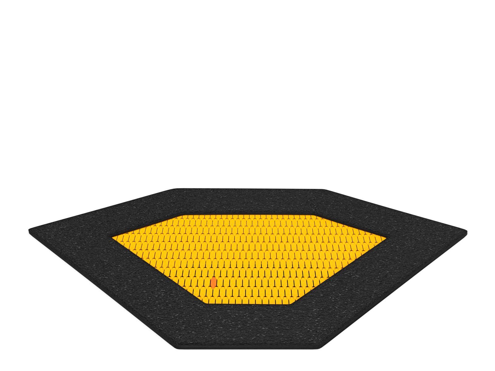 Trampolin Trapez 1,43 x 2,57 m Ansicht 3