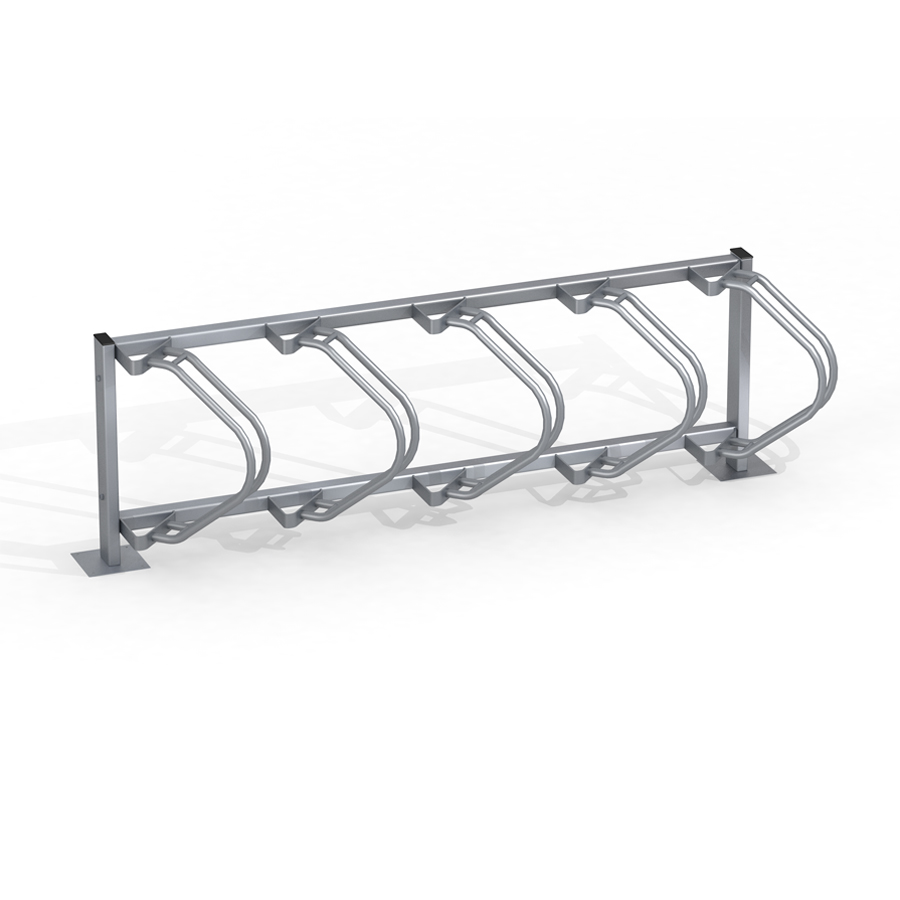 Fahrradständer Reihenparker für 5 Fahrräder, Larslaj