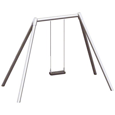Playparc Einzelschaukel „Metall“