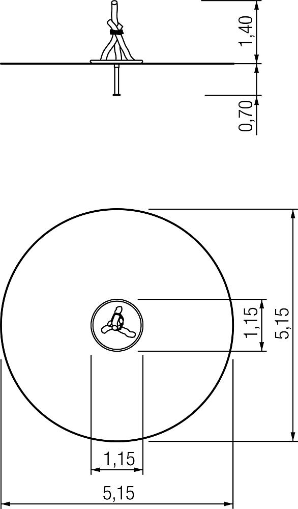 Karussell Leda Ø 1,15 m Ansicht 6